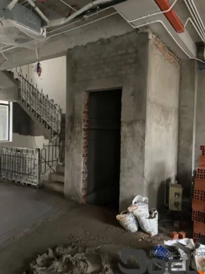 công trình hố thang máy