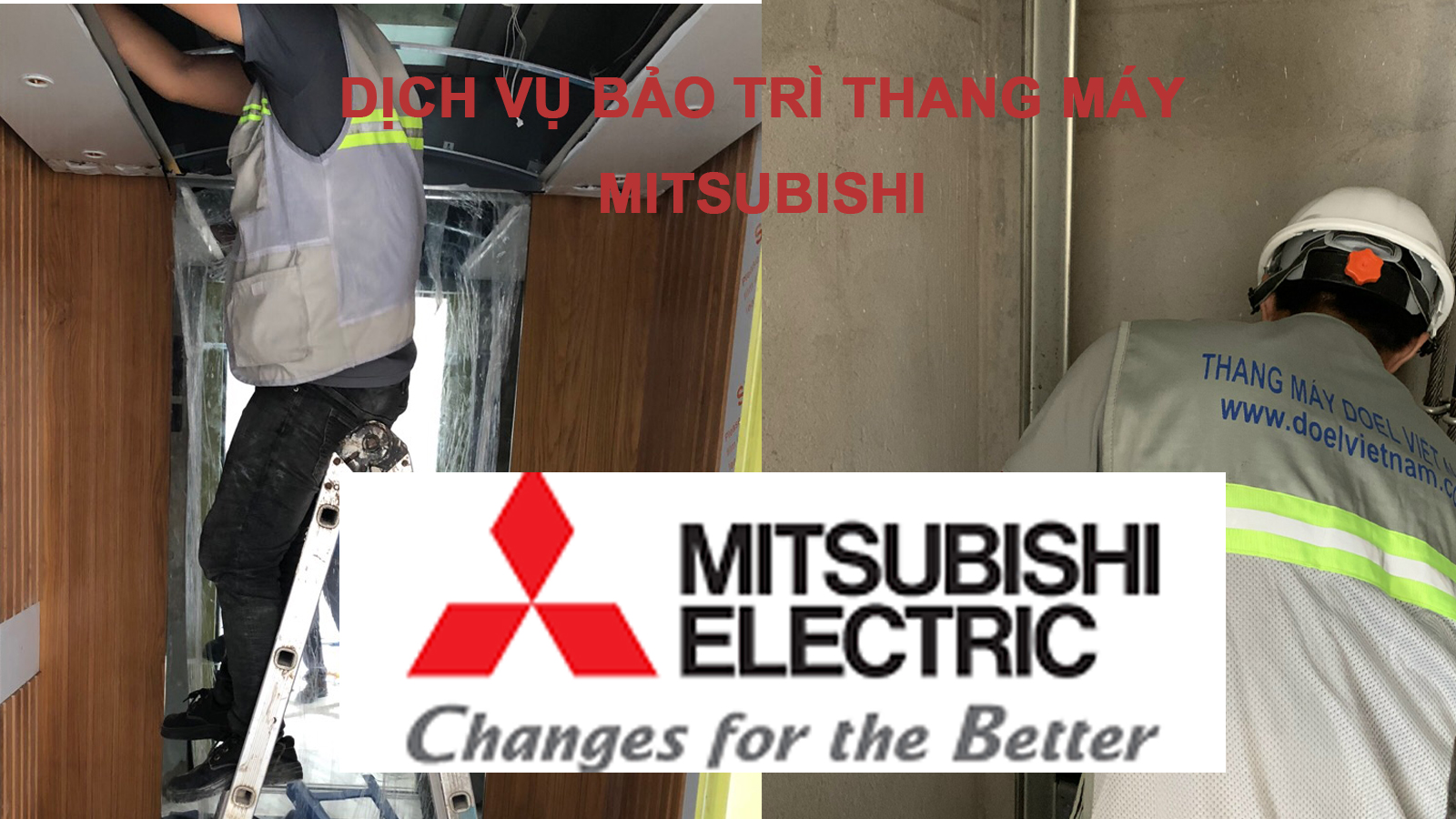dịch vụ bảo trì thang máy Mitsubishi
