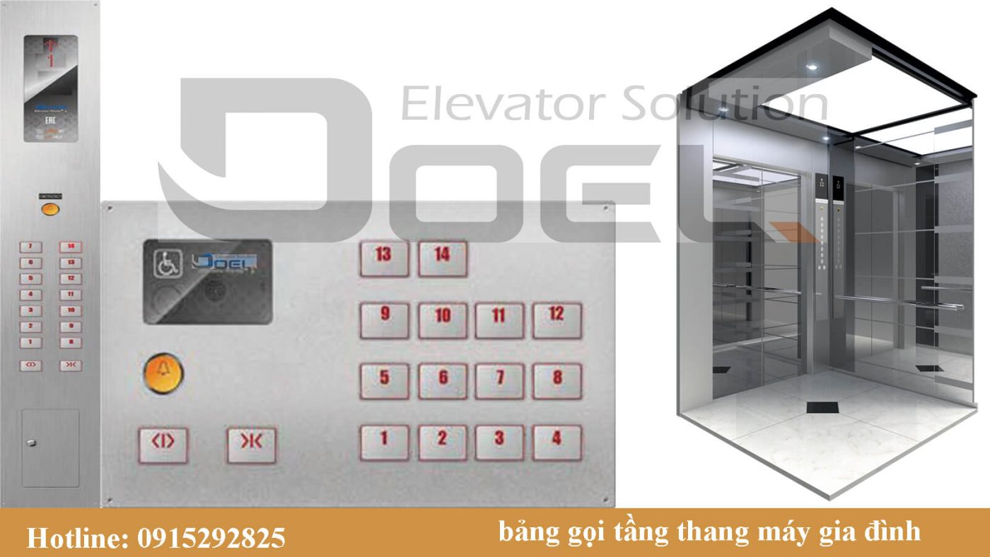 Bảng gọi tầng thang máy nhập khẩu cao cấp