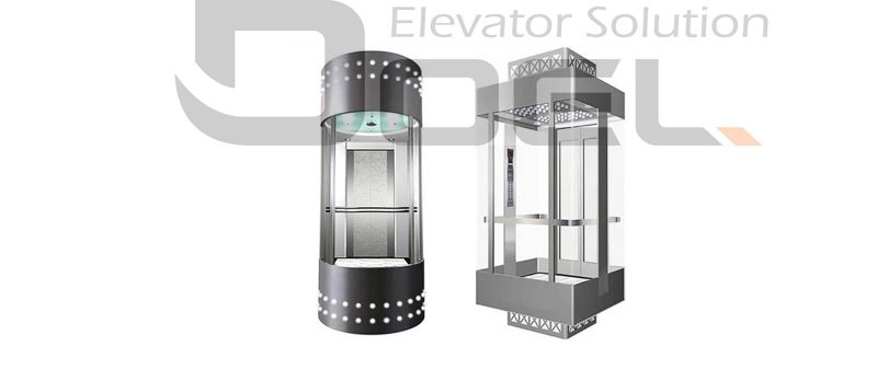 Thang máy tròn bằng kính quan sát