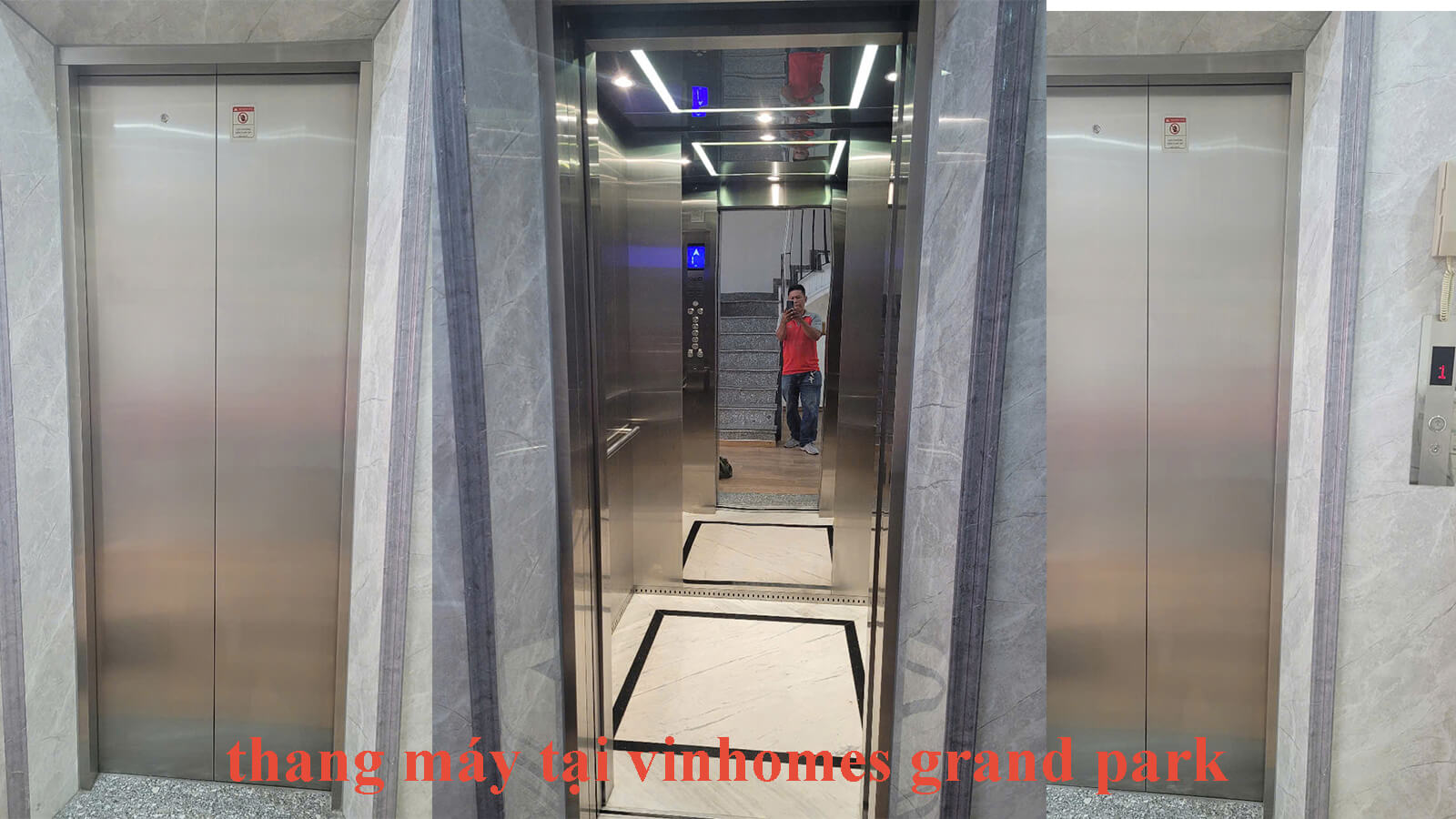 Thang máy tại vinhomes grand park